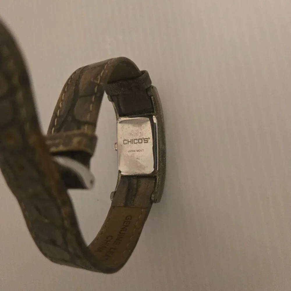 Vintage Chico's watch leather‎ strap